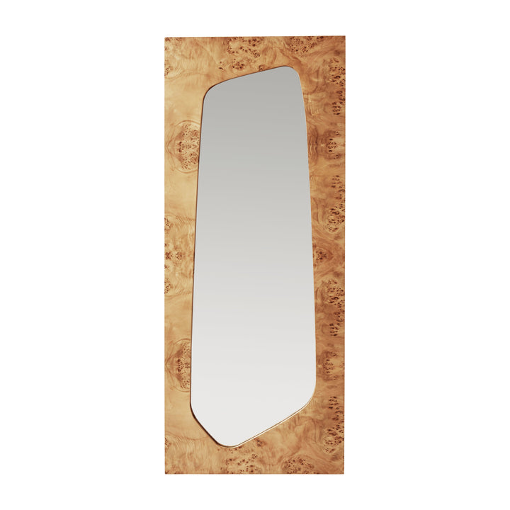 Folia Large Mirror Mirrors Ferm Living Natural Burl