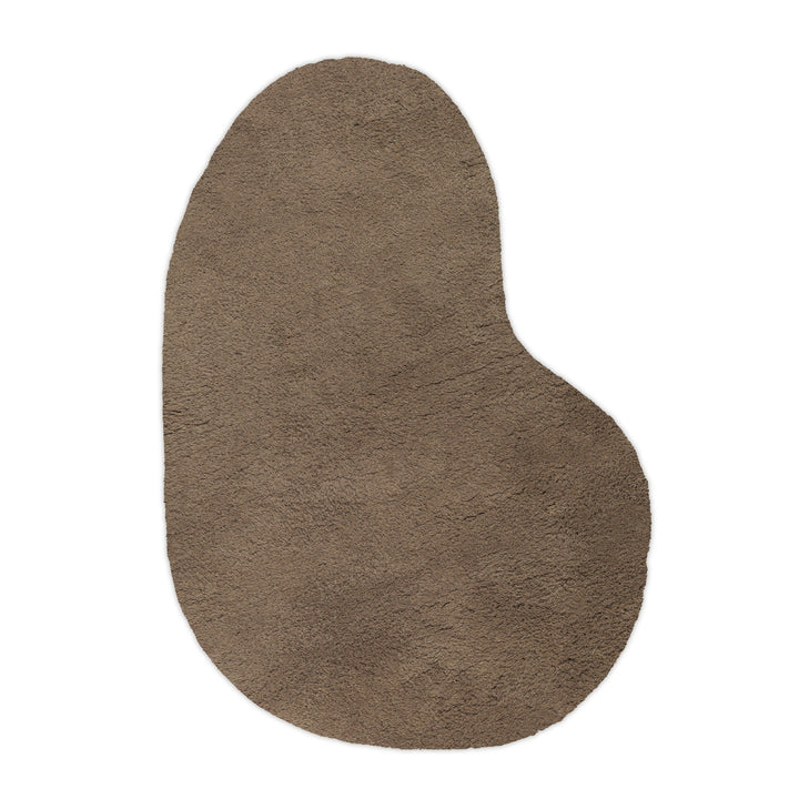 Forma Wool Rug Rugs Ferm Living Ash Brown Large: 5 ft 9 in x 8 ft 2 in