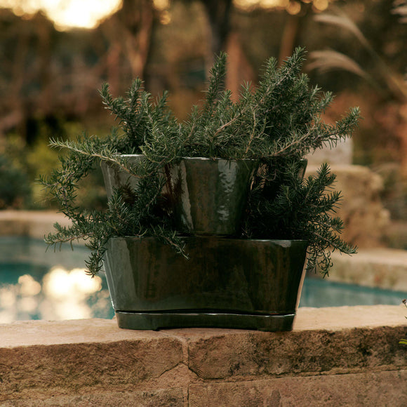 Gemi Stackable Outdoor Planter (Set of 2) Planters Ferm Living