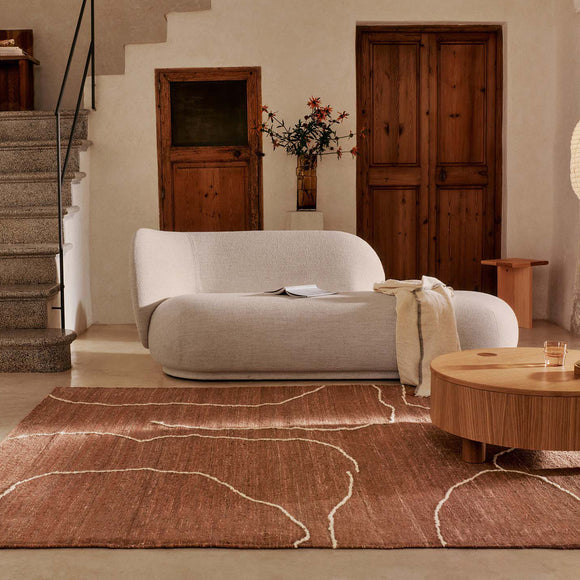 Gesso Jute Rug Rugs Ferm Living