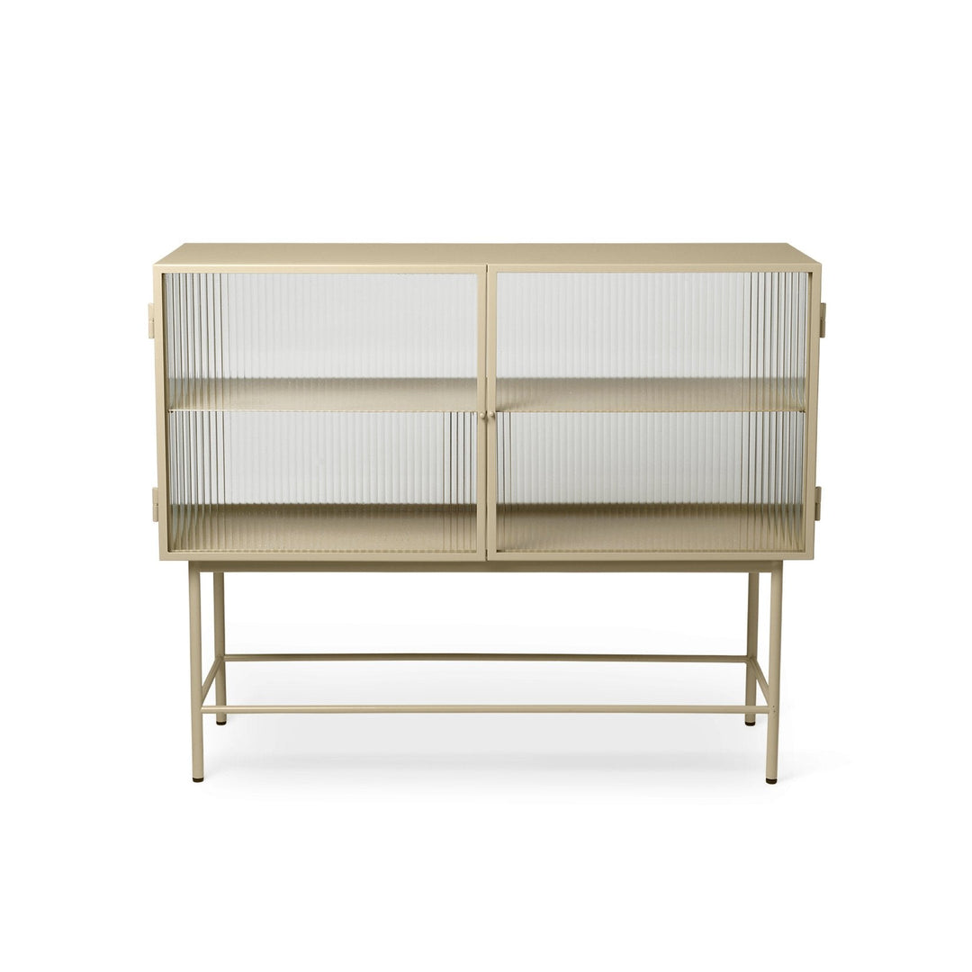 Haze Sideboard Sideboards Ferm Living Reeded Glass - Cashmere