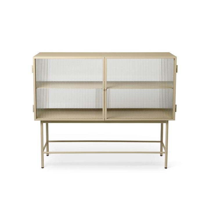 Haze Sideboard Sideboards Ferm Living Reeded Glass - Cashmere