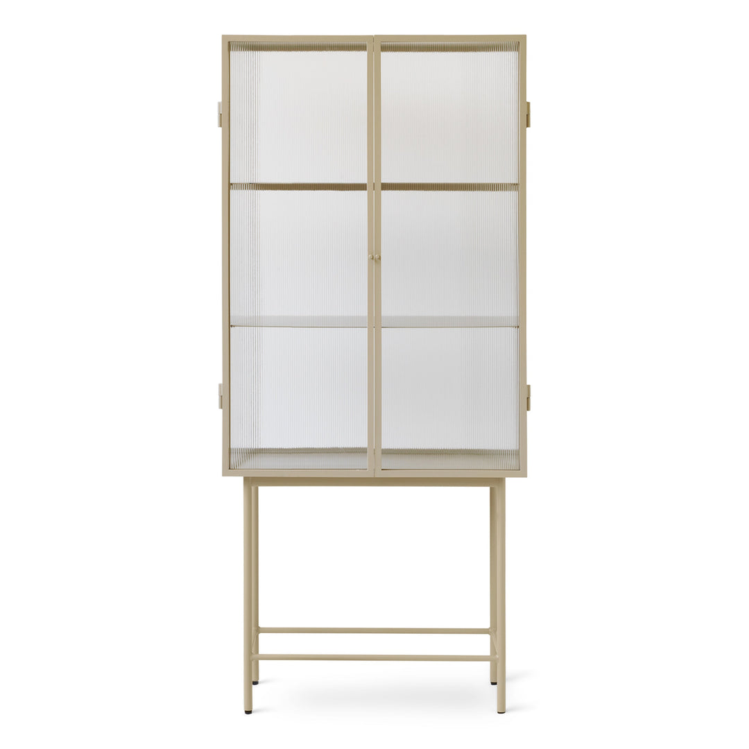 Haze Vitrine Sideboards Ferm Living Cashmere / Reeded Glass