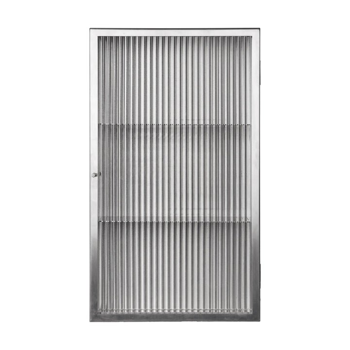Haze Wall Cabinet Medicine Cabinets Ferm Living Brushed Stainless Steel