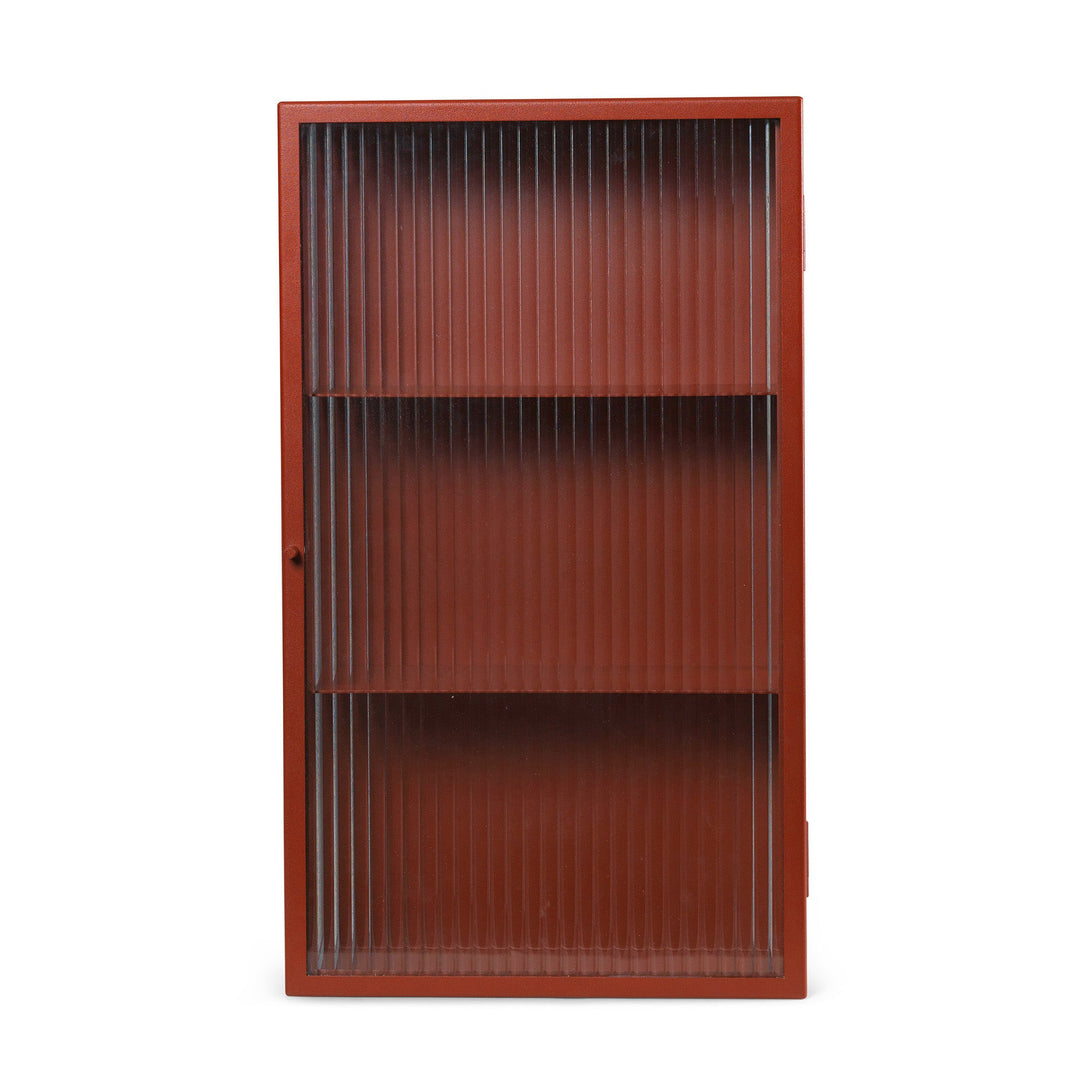 Haze Wall Cabinet Medicine Cabinets Ferm Living Oxide Red