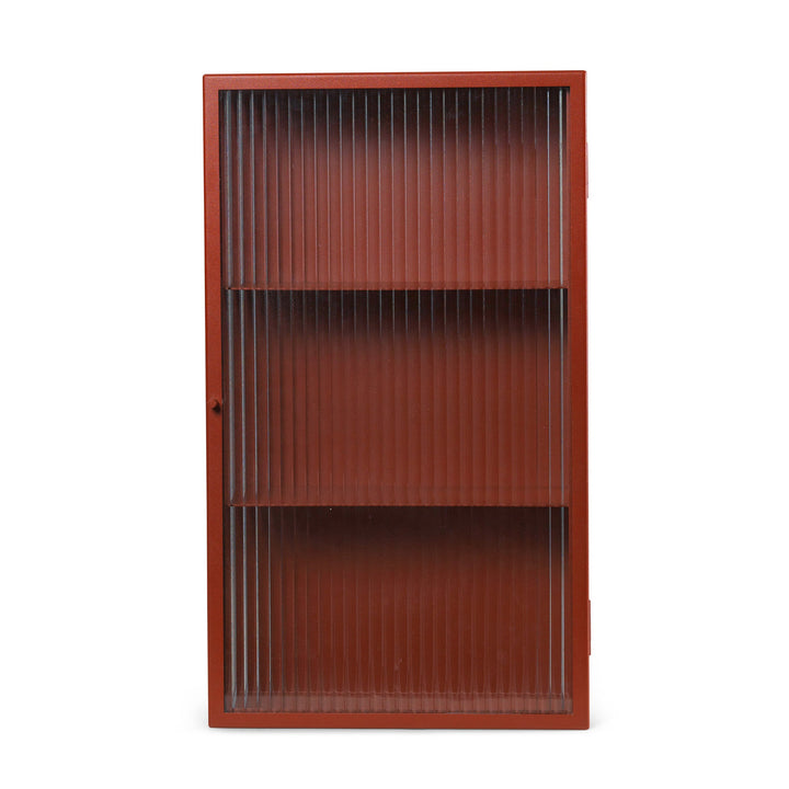 Haze Wall Cabinet Medicine Cabinets Ferm Living Oxide Red