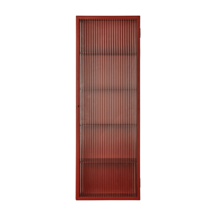 Haze Wall Cabinet with 3 Shelves Sideboards Ferm Living Oxide Red