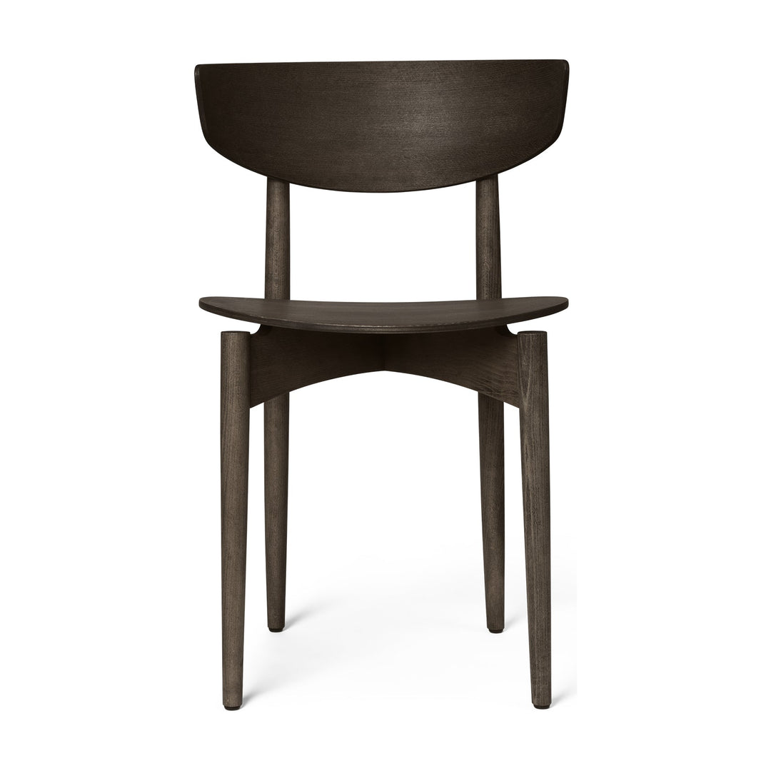 Herman Dining Chair with Wood Base Chairs Ferm Living Dark Stained