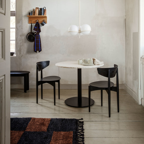 Herman Dining Chair with Wood Base Chairs Ferm Living
