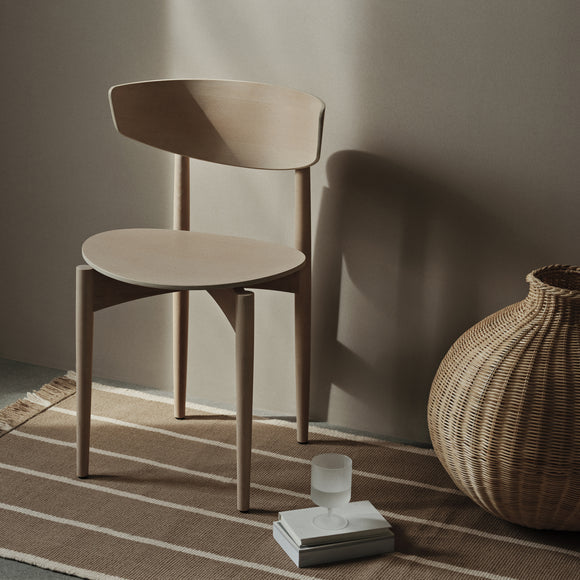 Herman Dining Chair with Wood Base Chairs Ferm Living