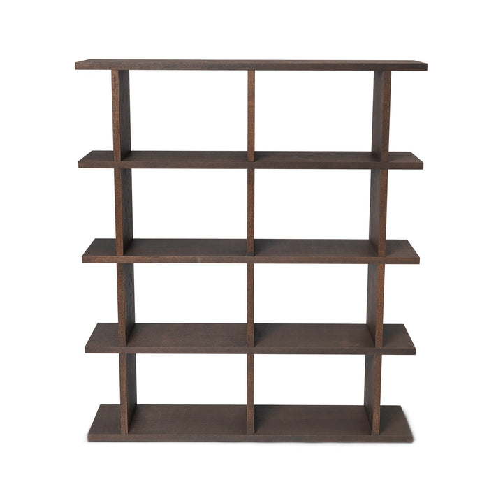 Kona Vertical Bookcase Bookcases & Standing Shelves Ferm Living Dark Stained Large: 48.2 in width