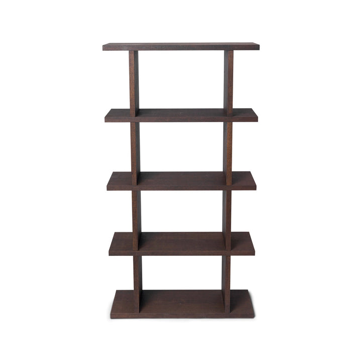 Kona Vertical Bookcase Bookcases & Standing Shelves Ferm Living Dark Stained Small: 29.5 in width