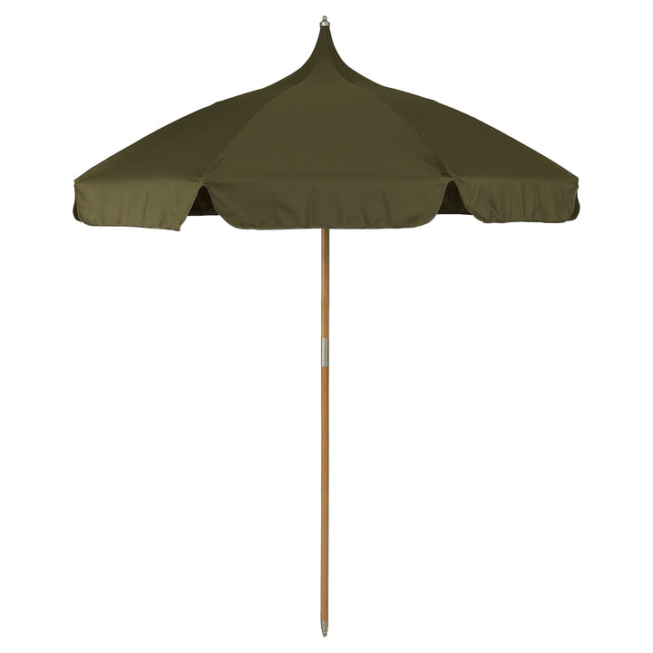 Lull Umbrella Outdoor Umbrellas Ferm Living Military Olive
