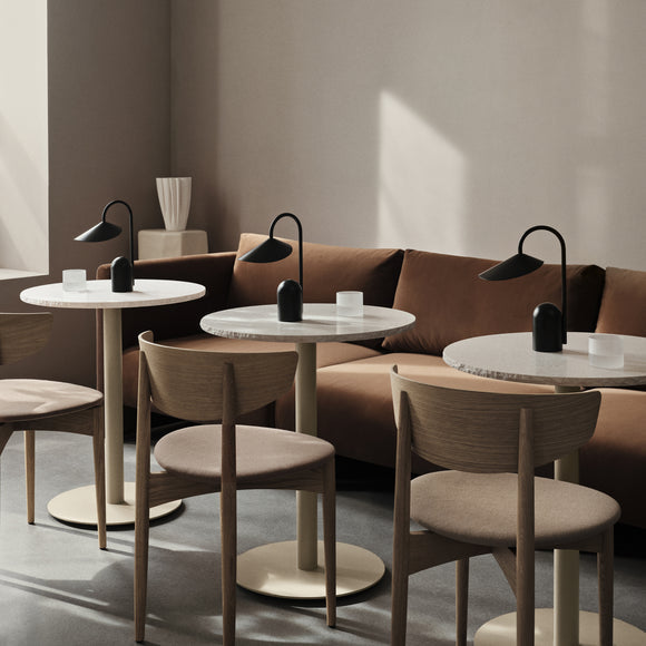 ferm LIVING Mineral Cafe 大理石 円形カフェテーブル Mineral Café Table – Italian Luxury Interiors