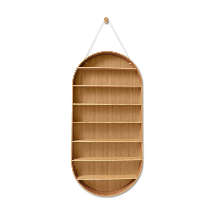 Oval Dorm Shelf Bookcases & Standing Shelves Ferm Living Oiled Oak