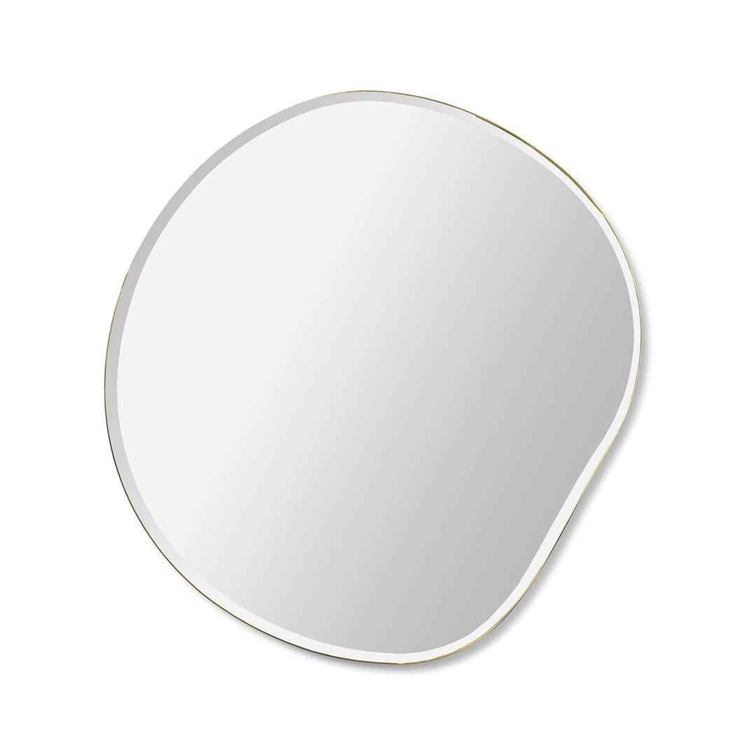 Pond Mirror Mirrors Ferm Living Brass XLarge: 34.25 in width