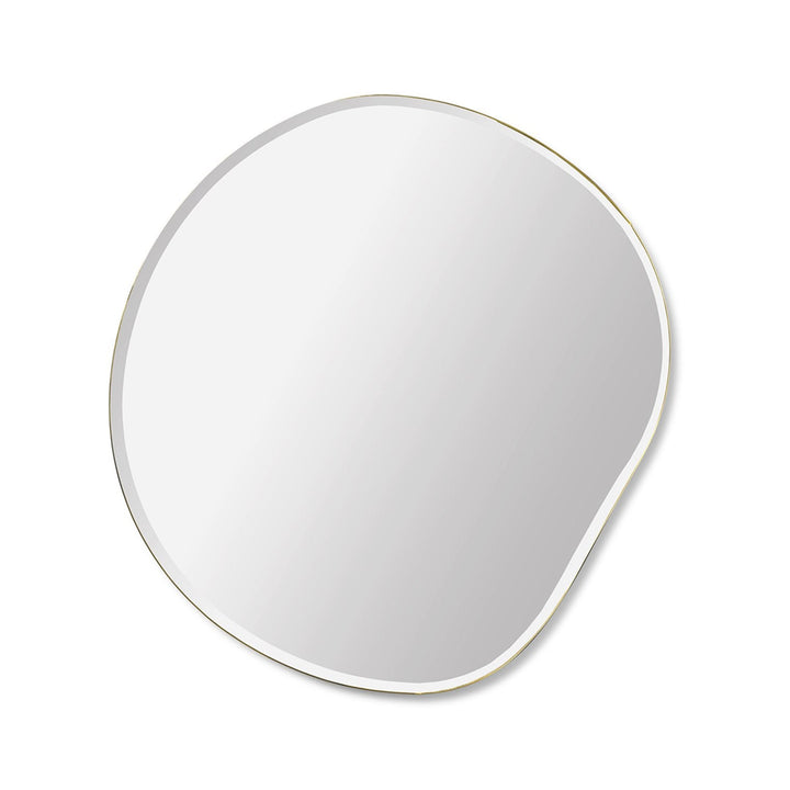 Pond Mirror Mirrors Ferm Living Brass XLarge: 34.25 in width