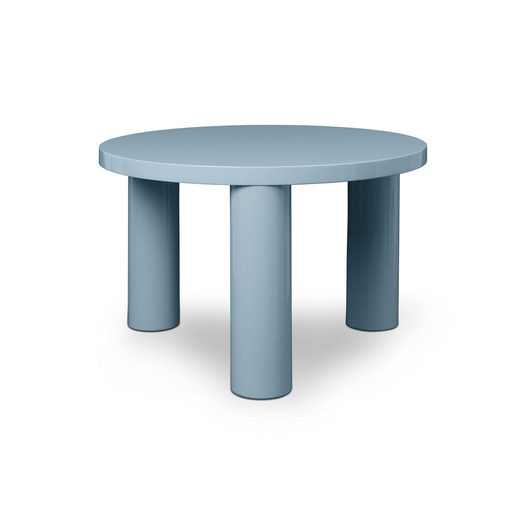 Post Lacquer Coffee Table Tables Ferm Living Ice Blue