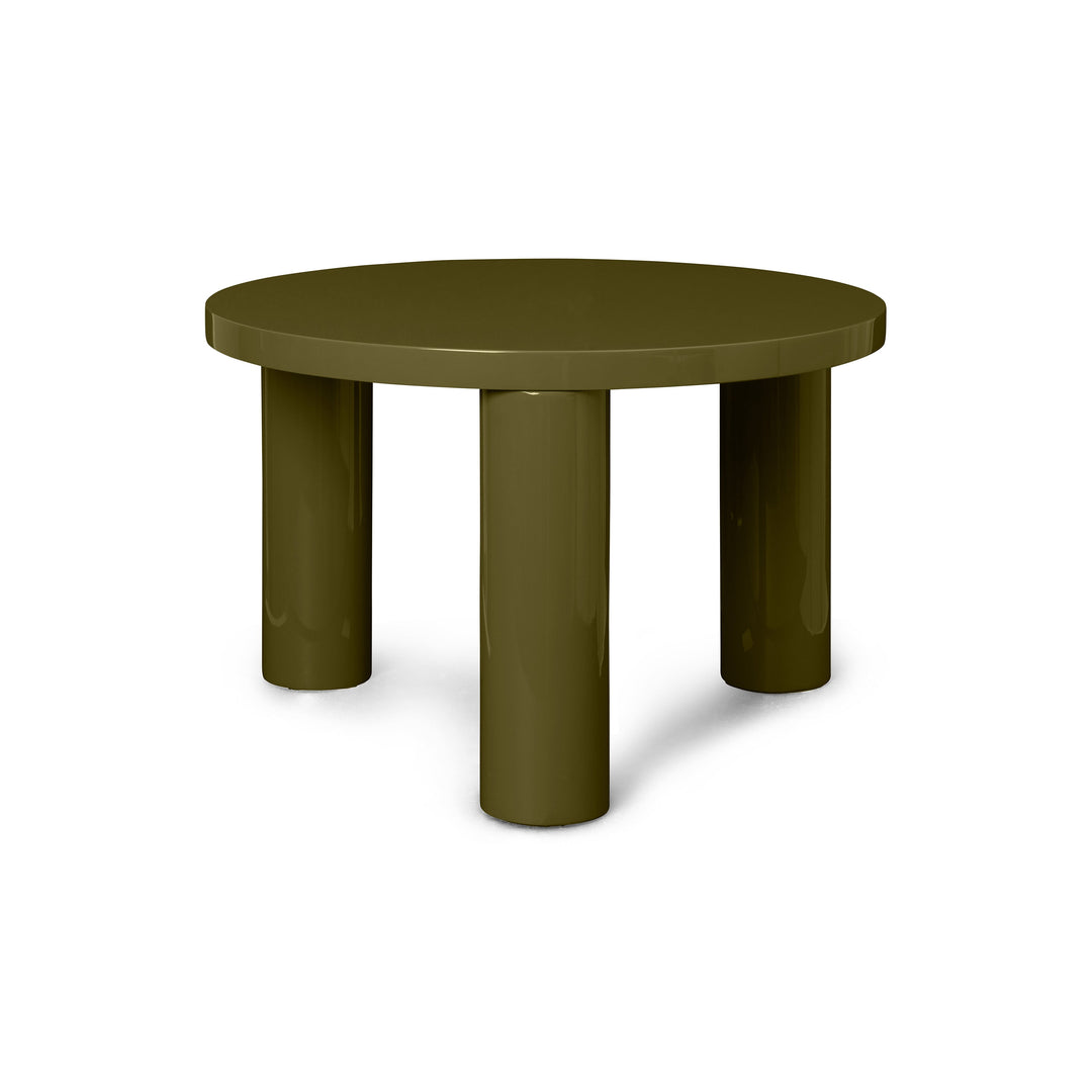 Post Lacquer Coffee Table Tables Ferm Living Olive