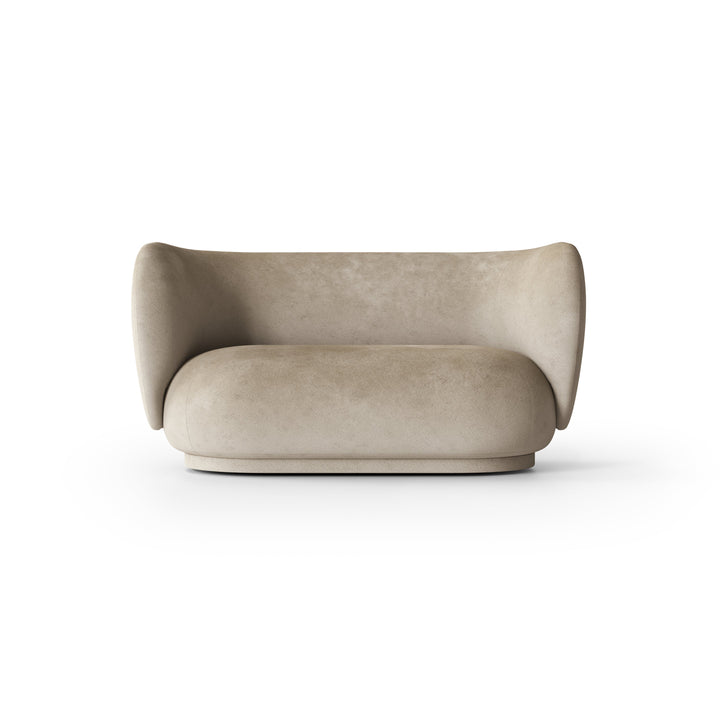 Rico Sofa Sofas Ferm Living Faded Velvet Sand 2-Seater