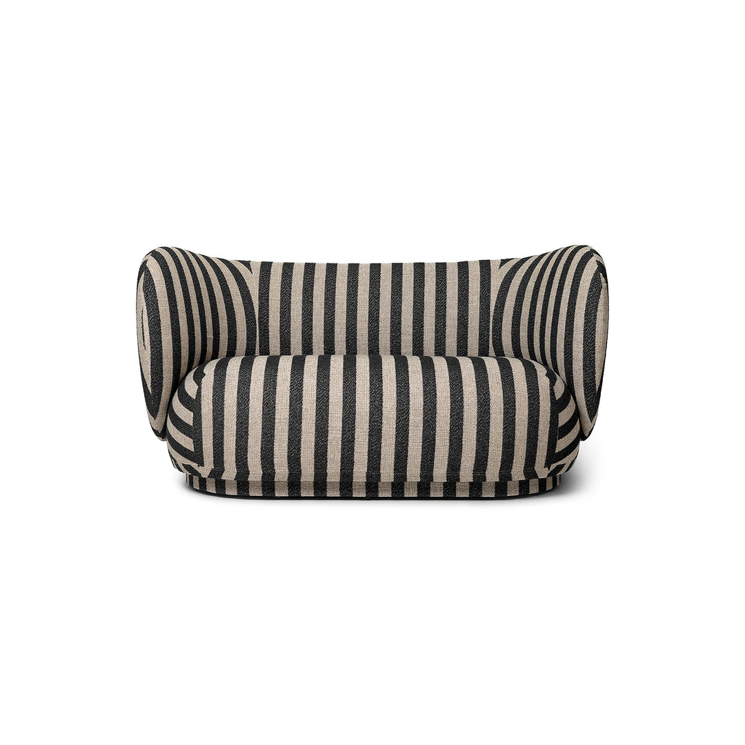 Rico Sofa Sofas Ferm Living Louisiana Sand / Black 2-Seater
