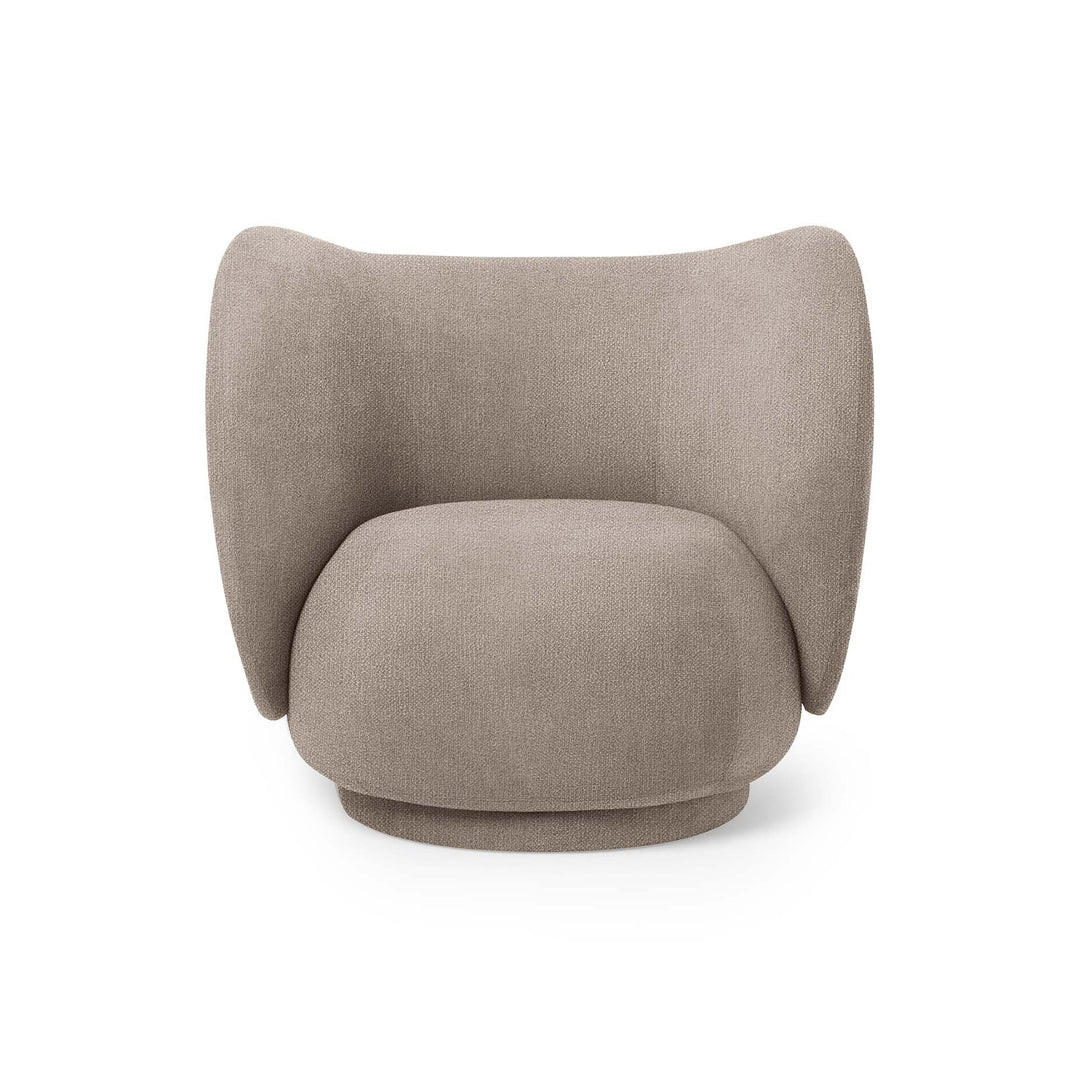 Rico Lounge Chair Chairs Ferm Living Boucle Sand Chair Only Without Swivel