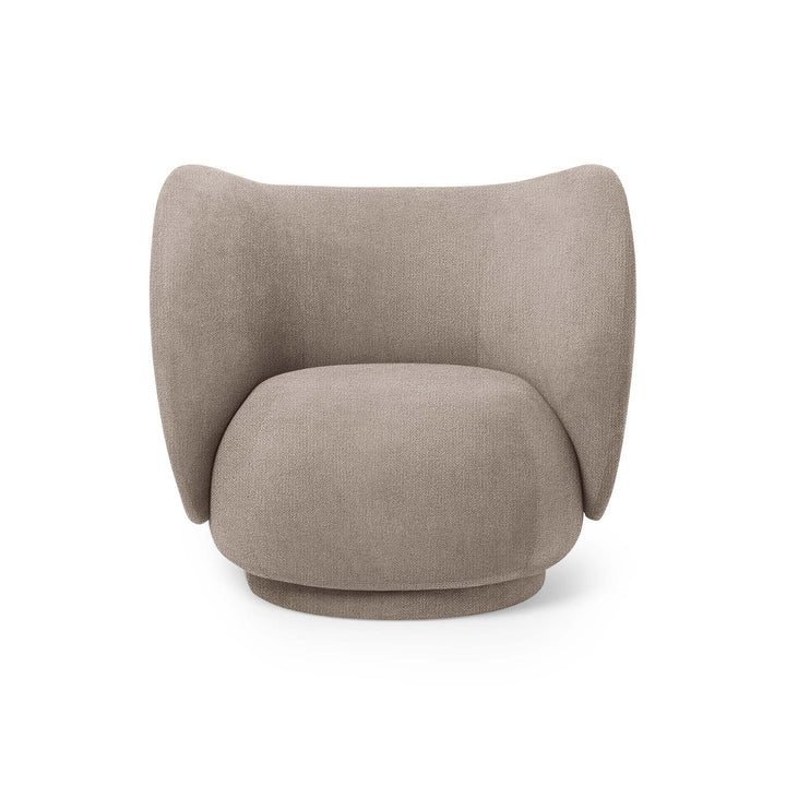 Rico Lounge Chair Chairs Ferm Living Boucle Sand Chair Only Without Swivel
