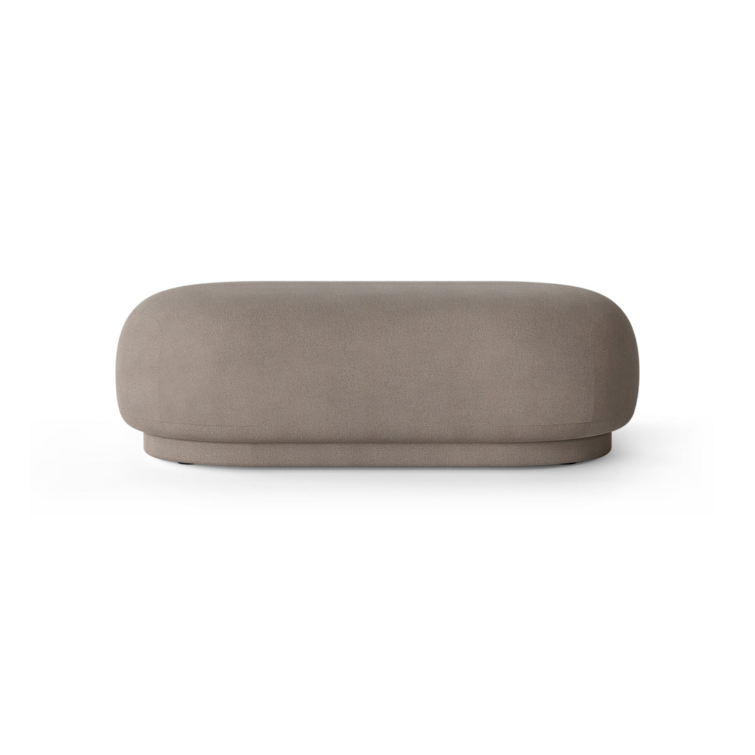 Rico Ottoman Ottomans Ferm Living Brushed Warm Grey