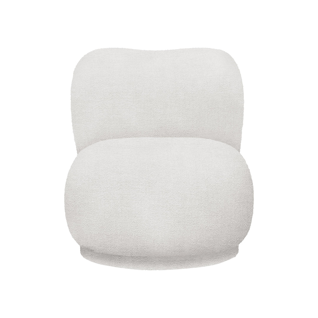 Rico Piccolo Lounge Chair Chairs Ferm Living Boucle Off-White Chair Only Without Swivel