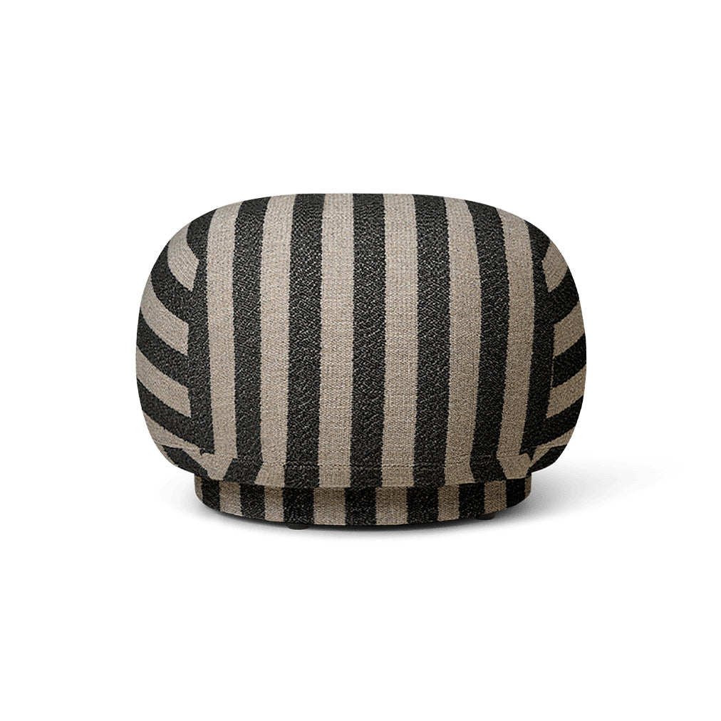 Rico Pouf Ottomans Ferm Living Louisiana Sand / Black