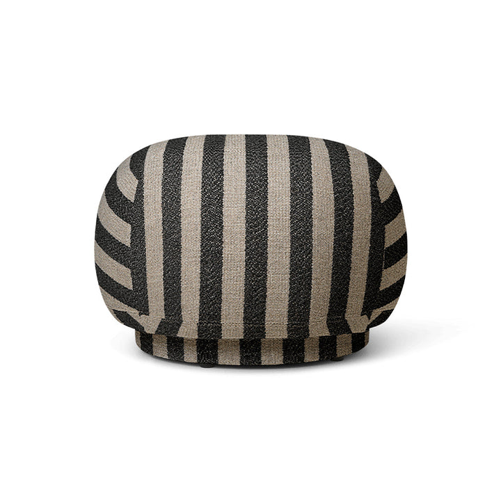 Rico Pouf Ottomans Ferm Living Louisiana Sand / Black