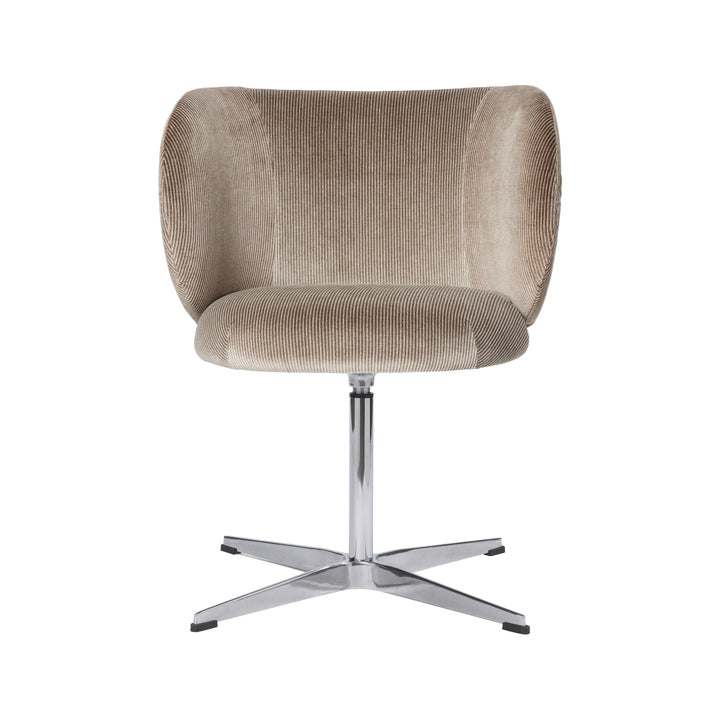 Rico Swivel Dining Chair Chairs Ferm Living Devore Velvet Flint Grey
