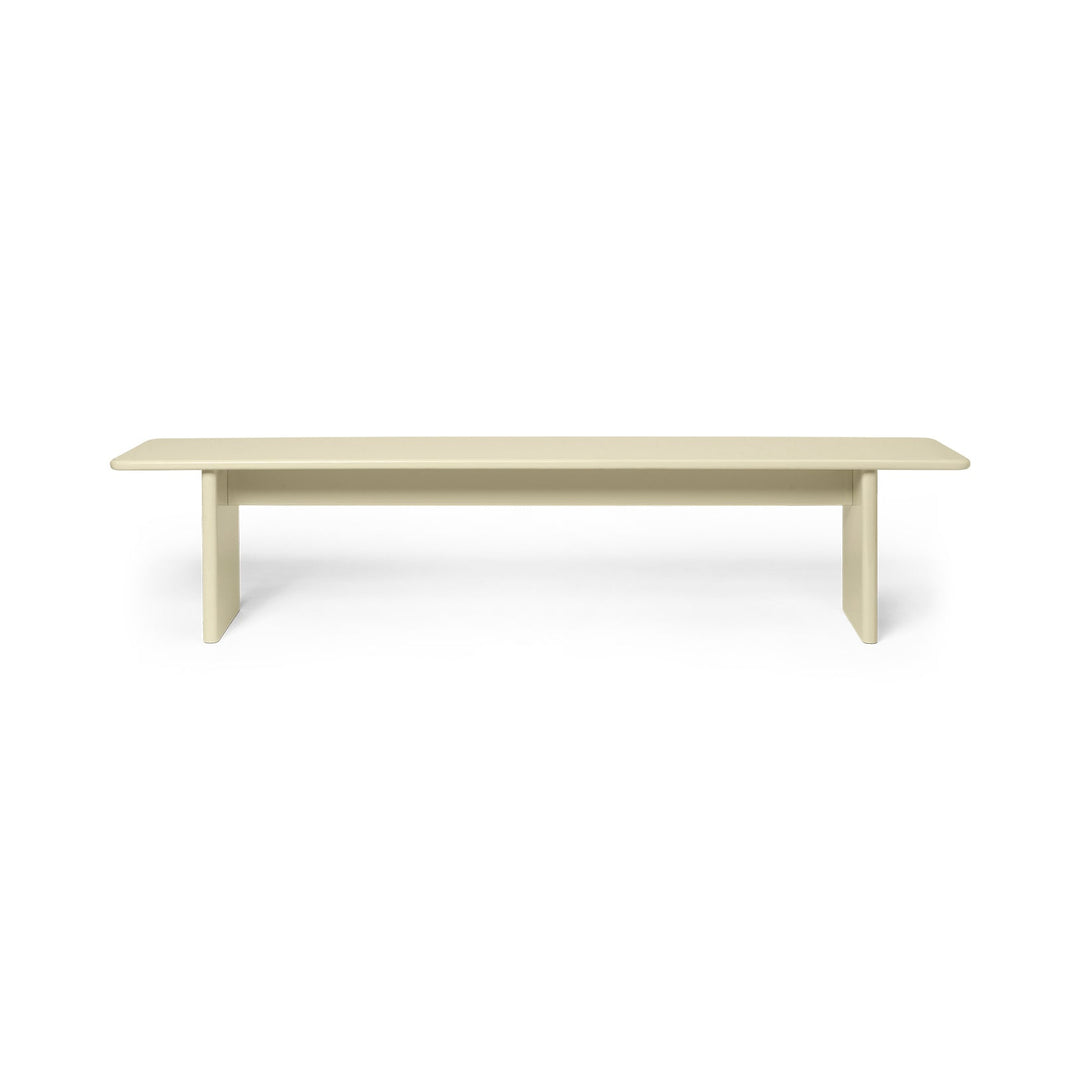 Rink Bench Benches Ferm Living Eggshell Large: 78.7 in width