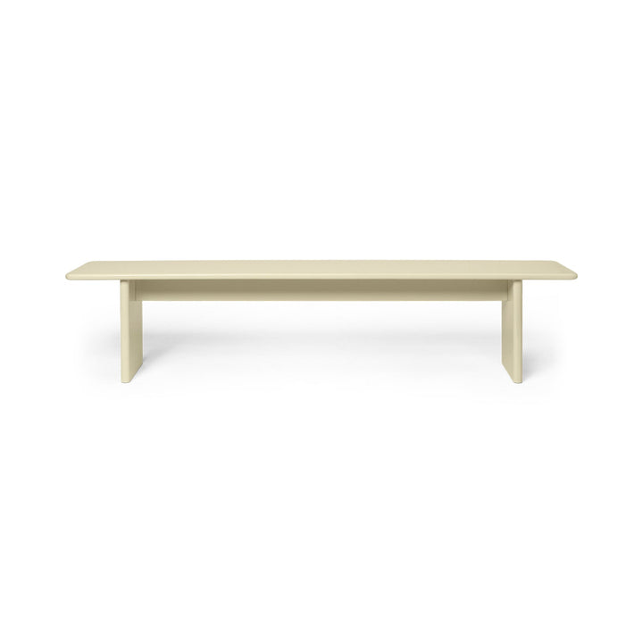 Rink Bench Benches Ferm Living Eggshell Large: 78.7 in width