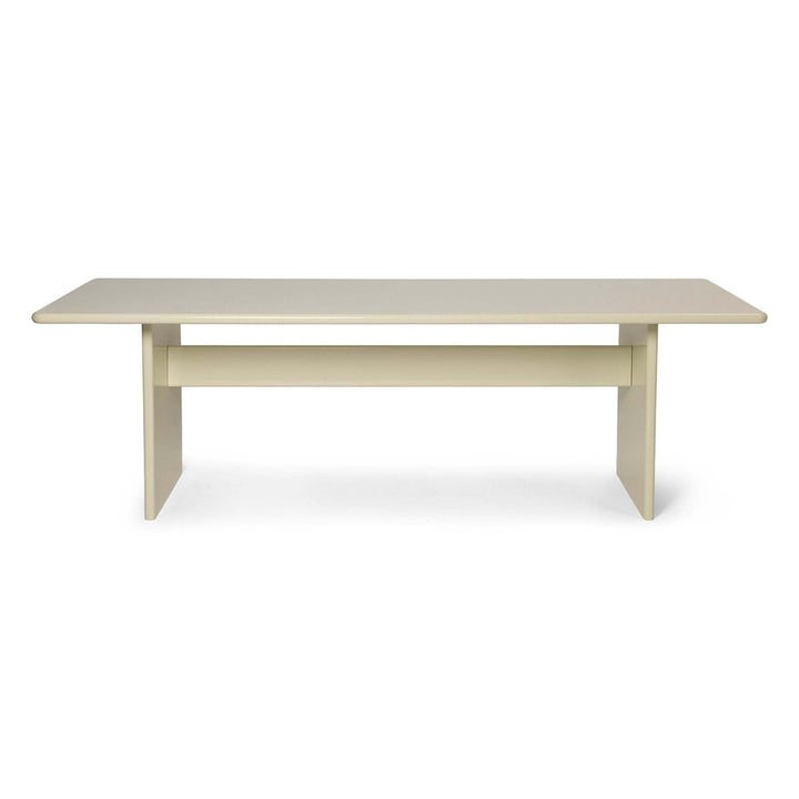Rink Dining Table Tables Ferm Living Eggshell Large: 94.5 in width