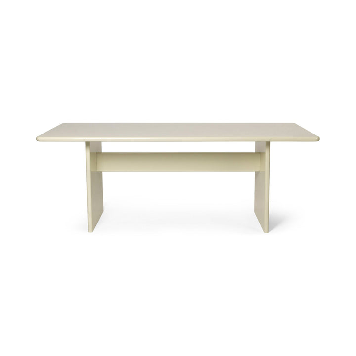 Rink Dining Table Tables Ferm Living Eggshell Small: 78.7 in width