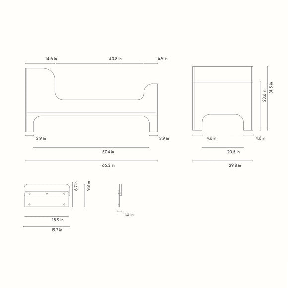Sill Junior Bed Furniture Ferm Living