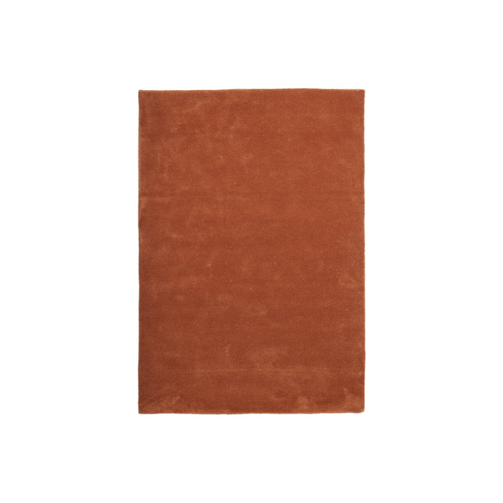 Stille Tufted Rug Rugs Ferm Living Red Brown Small: 4 ft 7.1 in x 6 ft 6.7 in