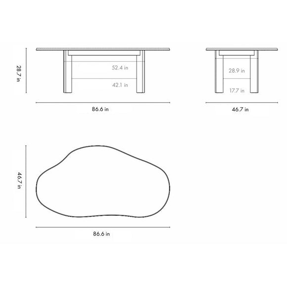 Tarn Dining Table Tables Ferm Living