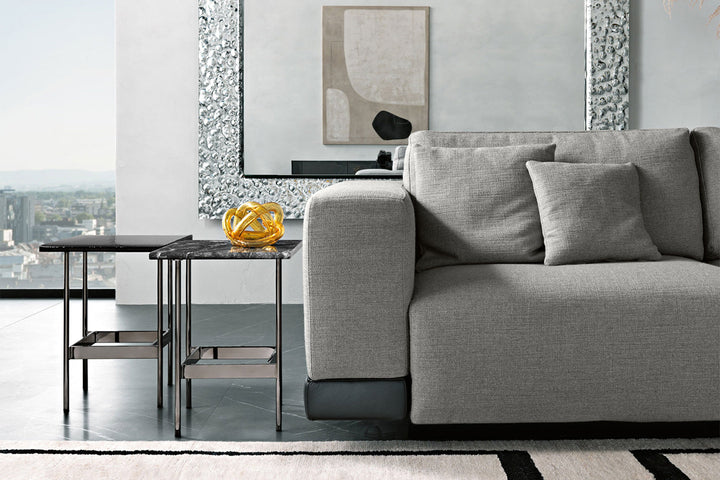 Carrara Sectional Sofa with Peninsula Sectionals Fiam Italia