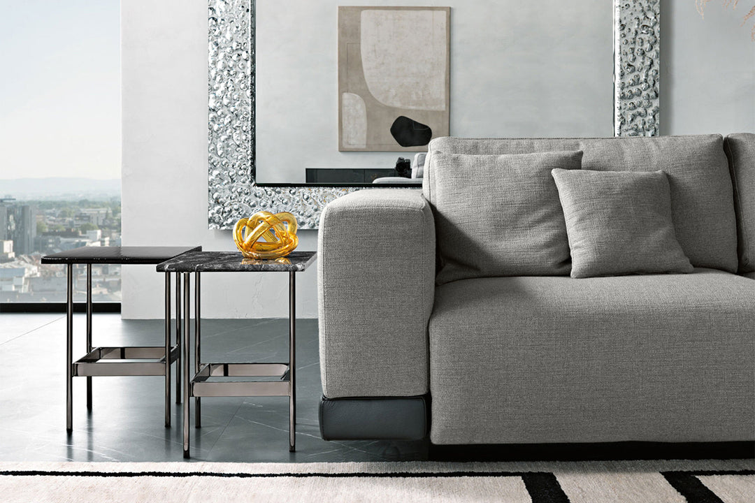 Carrara Sectional Sofa with Peninsula Sectionals Fiam Italia