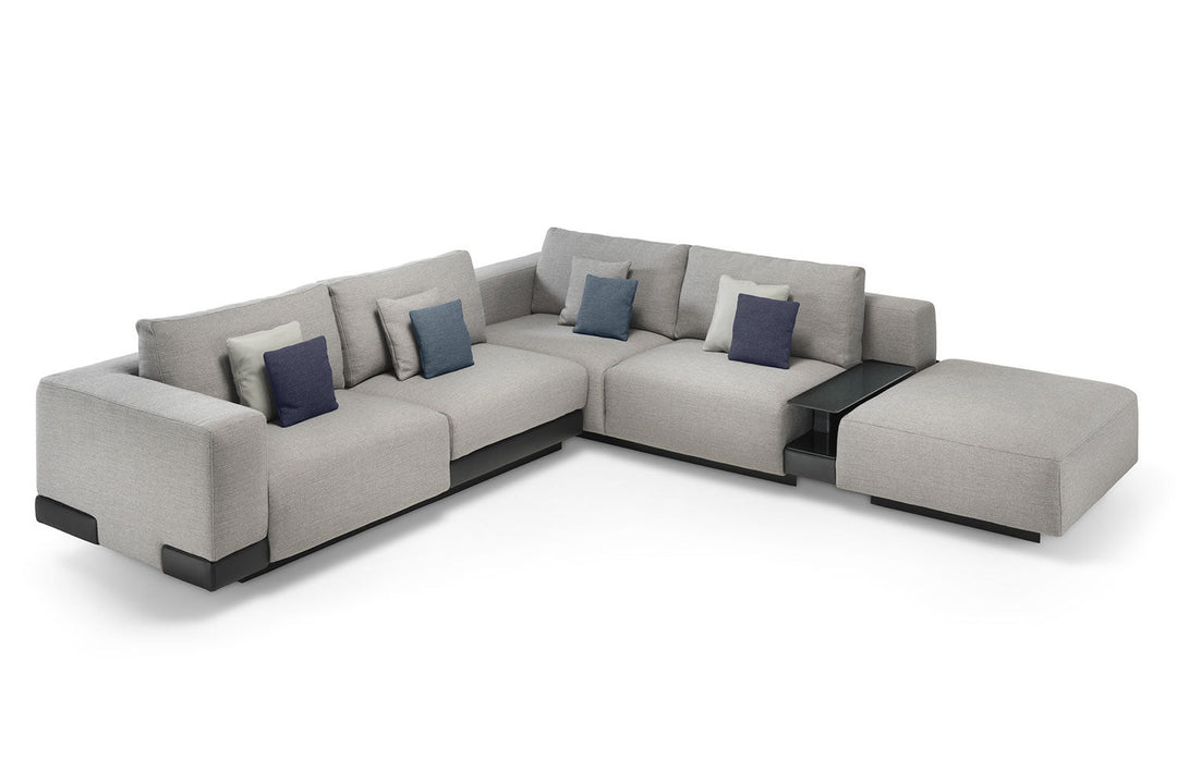 Carrara Sectional Sofa with Peninsula Sectionals Fiam Italia