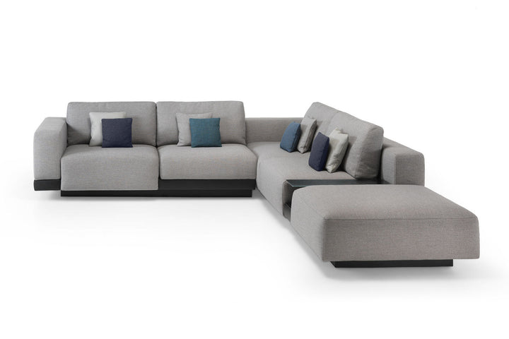 Carrara Sectional Sofa with Peninsula Sectionals Fiam Italia