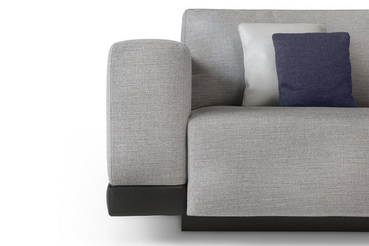 Carrara Sectional Sofa with Peninsula Sectionals Fiam Italia