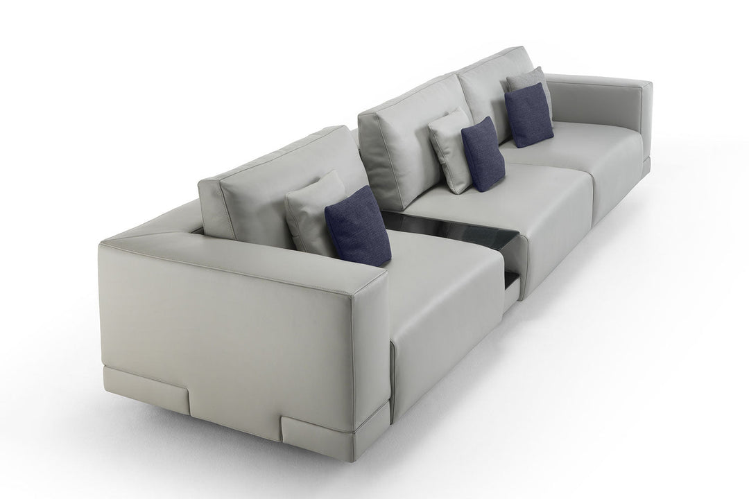 Carrara Sectional Sofa with Tray Sofas Fiam Italia