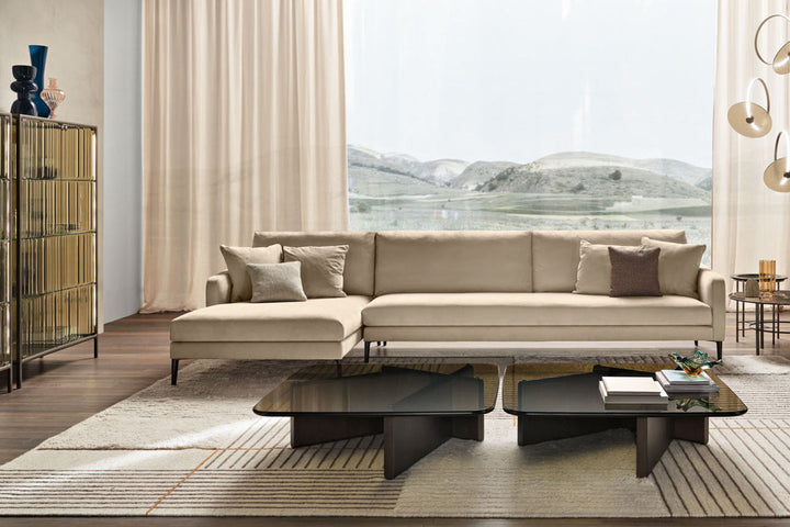 Condense Sectional Sofa with Chaise Sectionals Fiam Italia