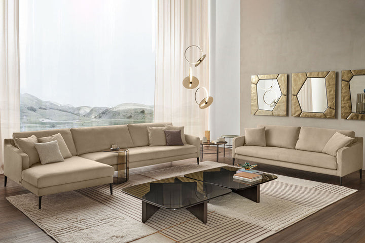 Condense Sectional Sofa with Chaise Sectionals Fiam Italia