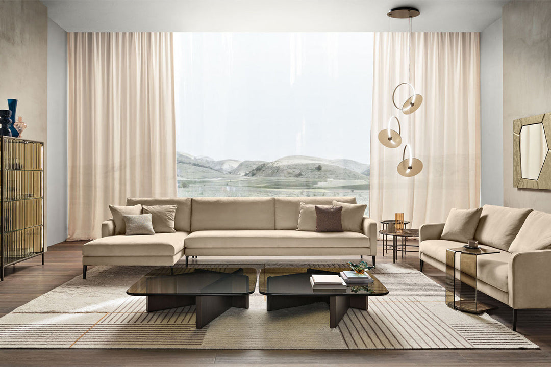 Condense Sectional Sofa with Chaise Sectionals Fiam Italia