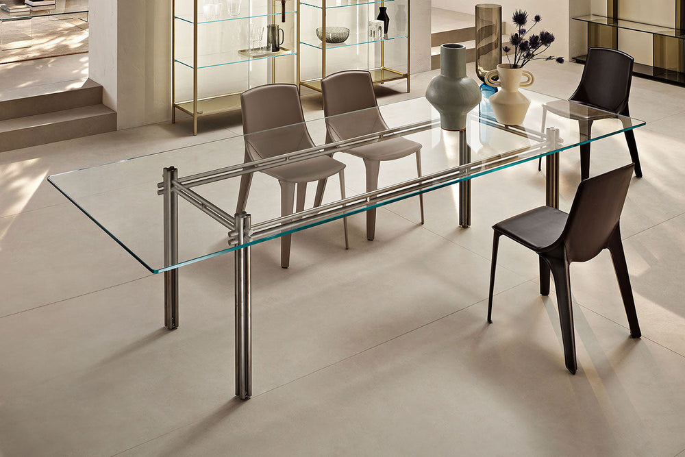 Cristaline Flat Dining Table Dining Tables Fiam Italia