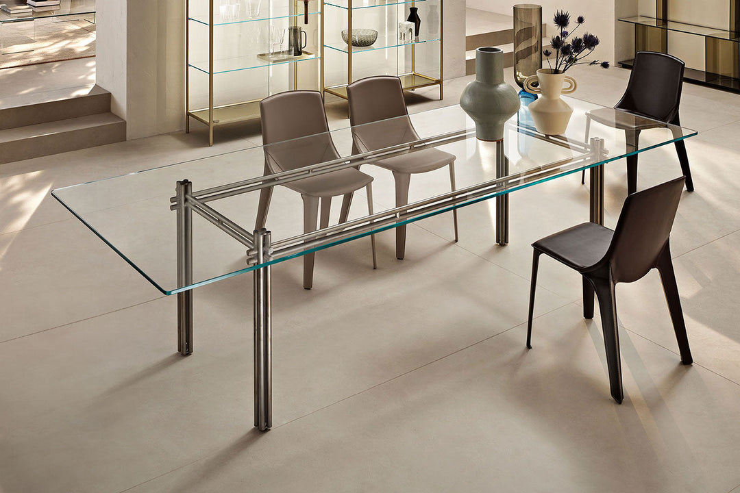 Cristaline Flat Dining Table Dining Tables Fiam Italia